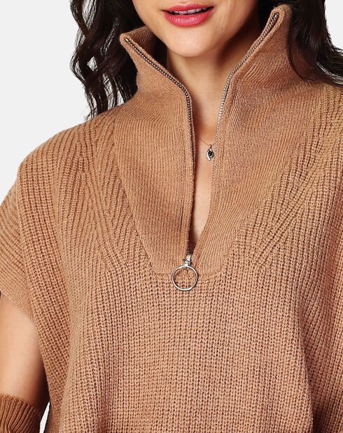 Pull Julia camel foncé