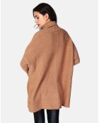 Robe Pull Maeva camel foncé