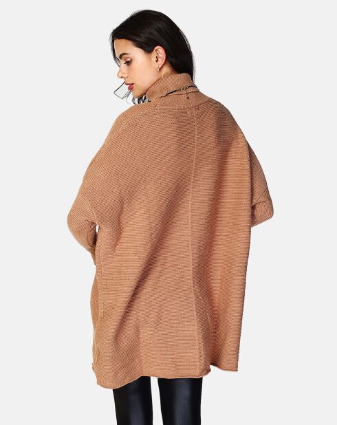 Robe Pull Maeva camel foncé