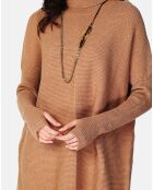 Robe Pull Maeva camel foncé