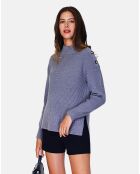 Pull Roberta bleu gris