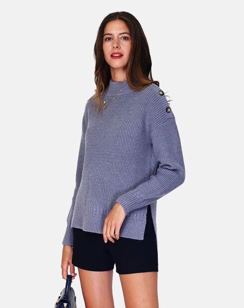 Pull Roberta bleu gris