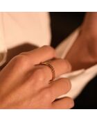 Ring aus Mondgelbgold