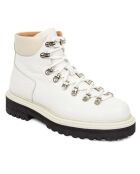Bottines en Cuir Clyde blanches