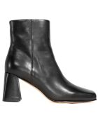 Bottines en Cuir Cody noires - Talon 7 cm