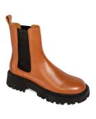 Bottines en Cuir Crimson marron