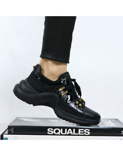 Baskets en Cuir Finn noires