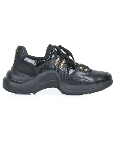 Baskets en Cuir Finn noires