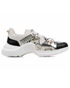 Baskets en Cuir Finn reptile