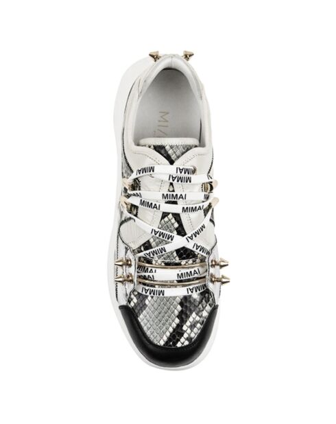 Baskets en Cuir Finn reptile