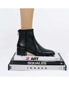 Bottines en Cuir Gordon noires - Talon 5 cm