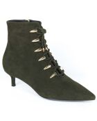 Bottines en Cuir Jazz kaki