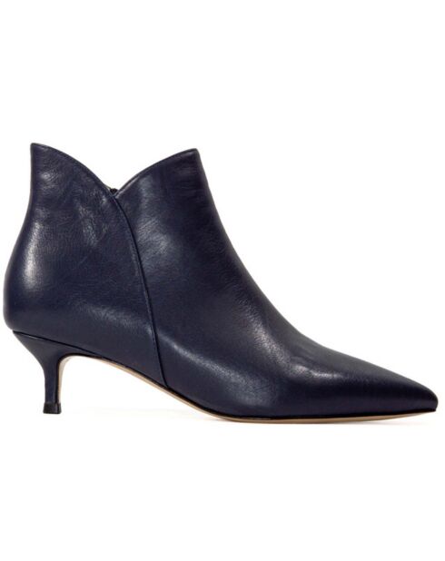 Bottines en Cuir Lynn marine