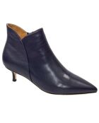 Bottines en Cuir Lynn marine