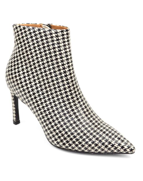 Bottines en Cuir Noura vichy - Talon 8 cm