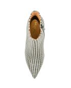 Bottines en Cuir Noura vichy - Talon 8 cm