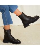 Bottines en Cuir Vito noires