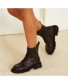 Bottines en Cuir Vito noires