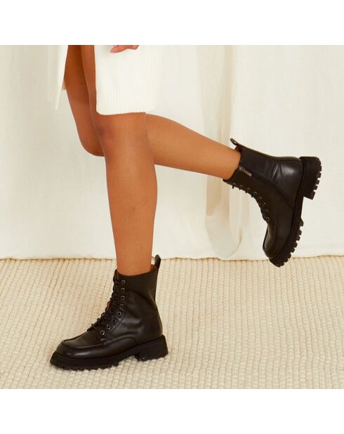 Bottines en Cuir Vito noires