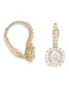 Boucles d'oreilles Leeds Zirconium or jaune 5.5 mm