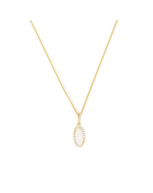 Pendentif Aline Zirconium or jaune
