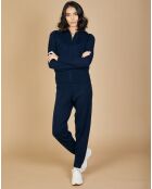 Jogging en Laine & Cachemire Olivia nuit/marine