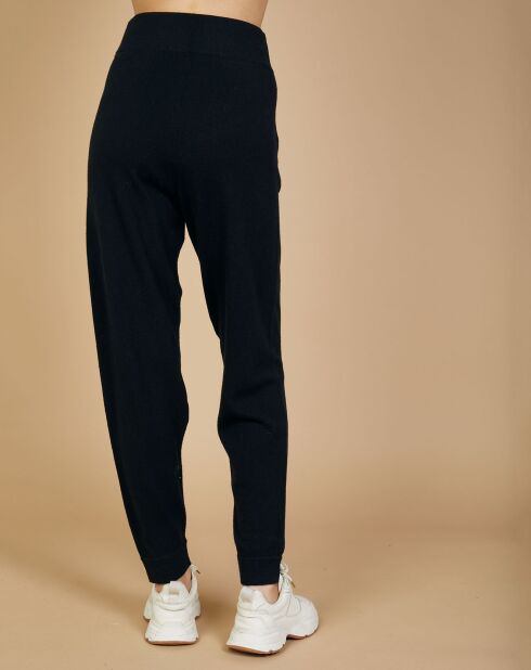 Jogging en Laine Cachemire Olivia noir