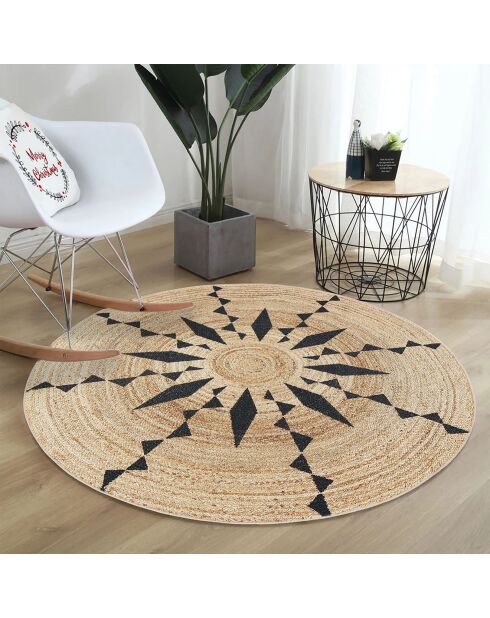 Tapis ethnique  crème