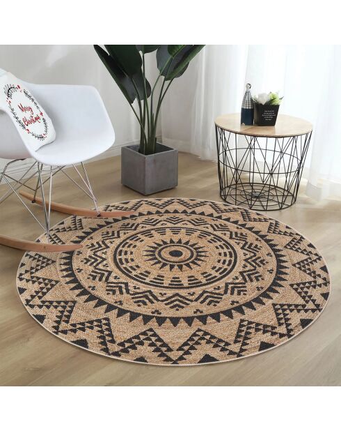 Tapis ethnique  crème