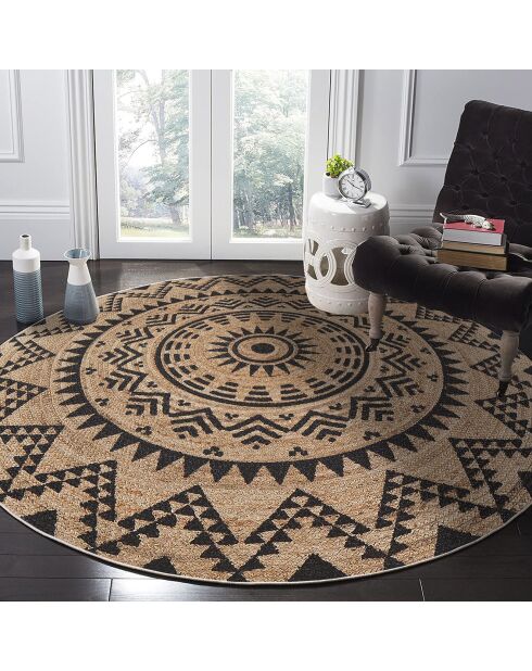 Tapis ethnique  crème