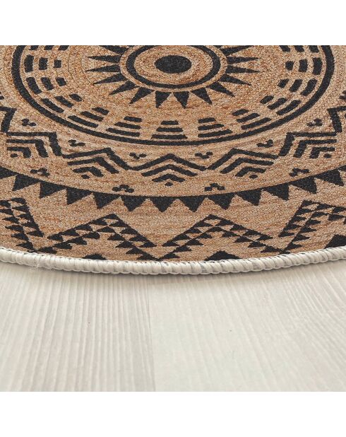 Tapis ethnique  crème