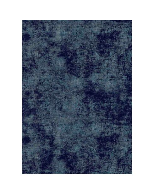 Tapis uni gris/bleu