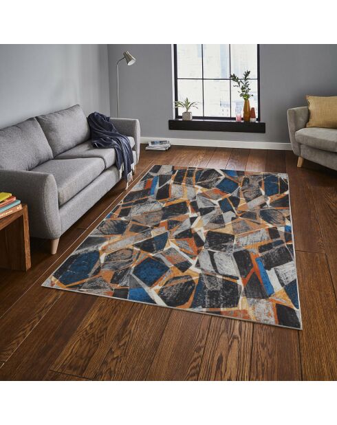 Tapis moderne multicolore