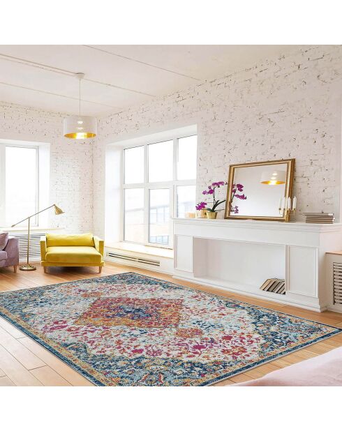 Tapis vintage multicolore