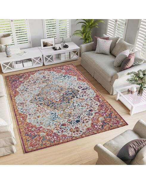 Tapis vintage multicolore