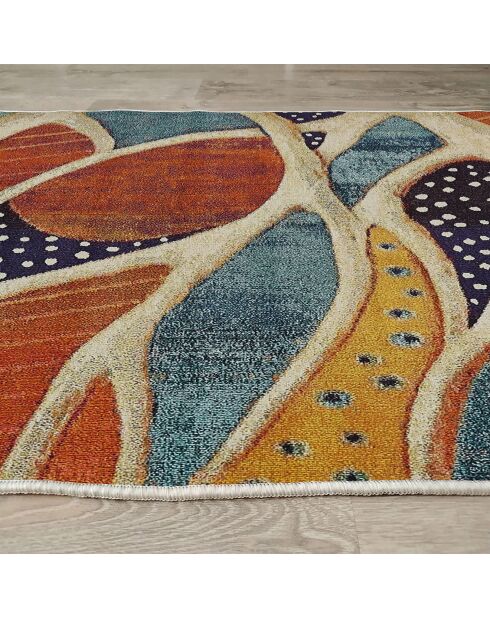 Tapis moderne multicolore