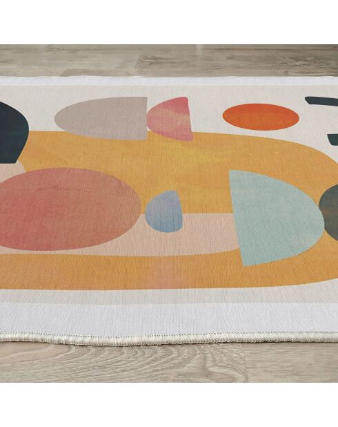 Tapis moderne multicolore