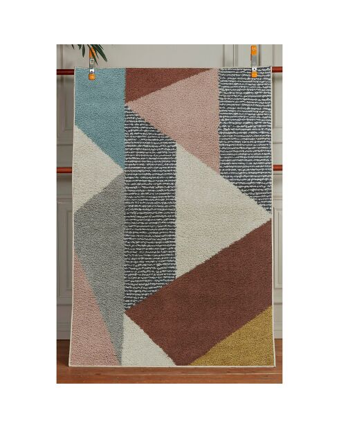 Tapis moderne multicolore