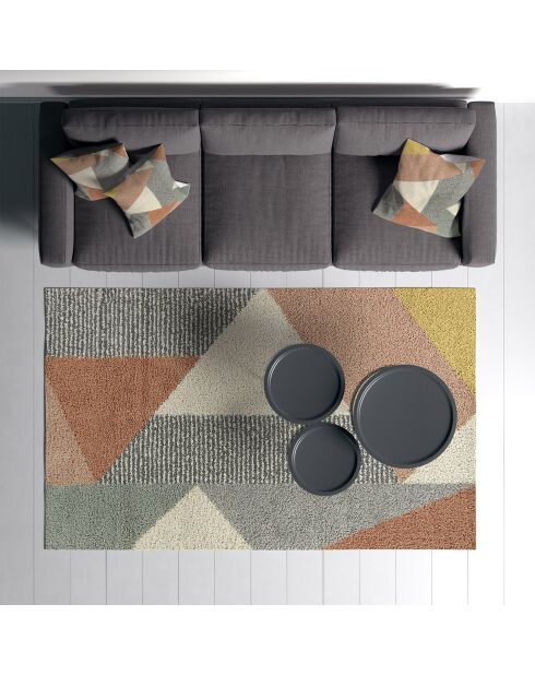 Tapis moderne multicolore