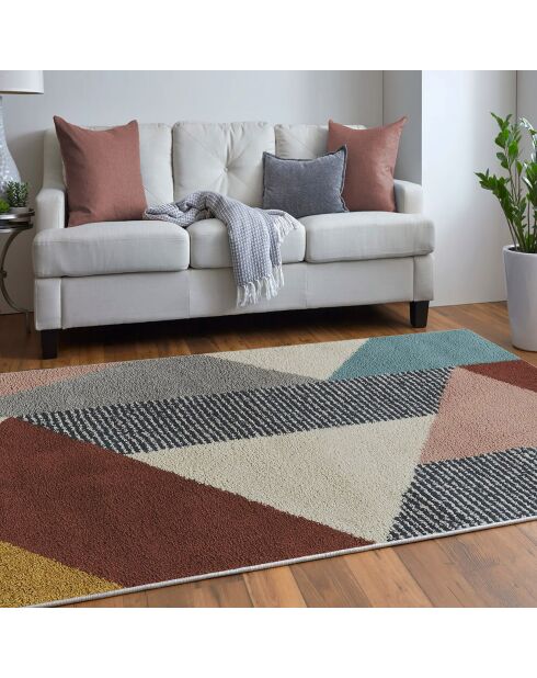 Tapis moderne multicolore