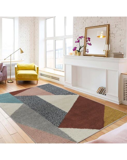 Tapis moderne multicolore