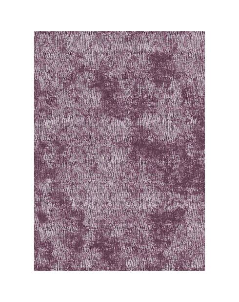 Tapis Uni blanc/rouge