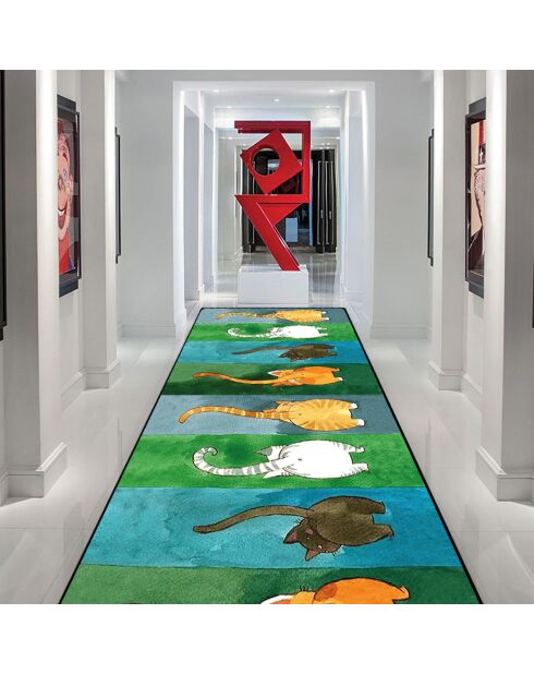 Tapis Chats multicolore