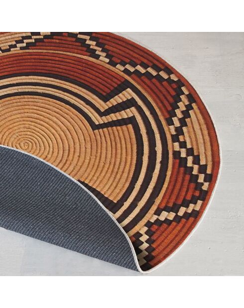 Tapis ethnique  orange