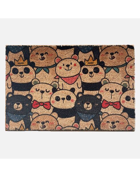 Paillasson Nounours multicolore