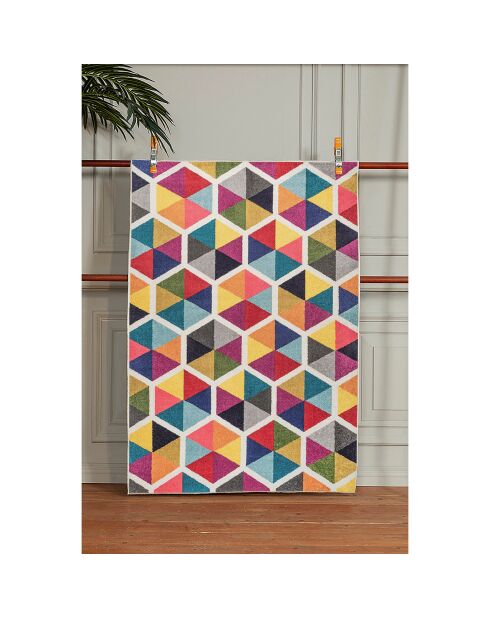 Tapis moderne multicolore