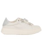 Sneakers en Cuir Ekri écrues