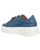 Sneakers en Cuir Osta bleu/blanc