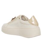 Sneakers Osta aus ecru/beigem Leder
