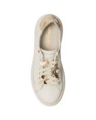Sneakers Osta aus ecru/beigem Leder